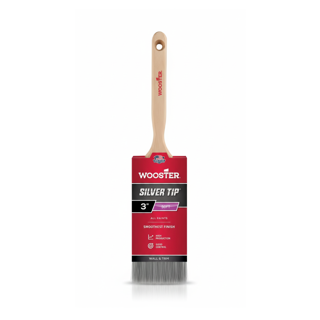 SILVER TIP 3 INCH STRAIGHT BRUSH