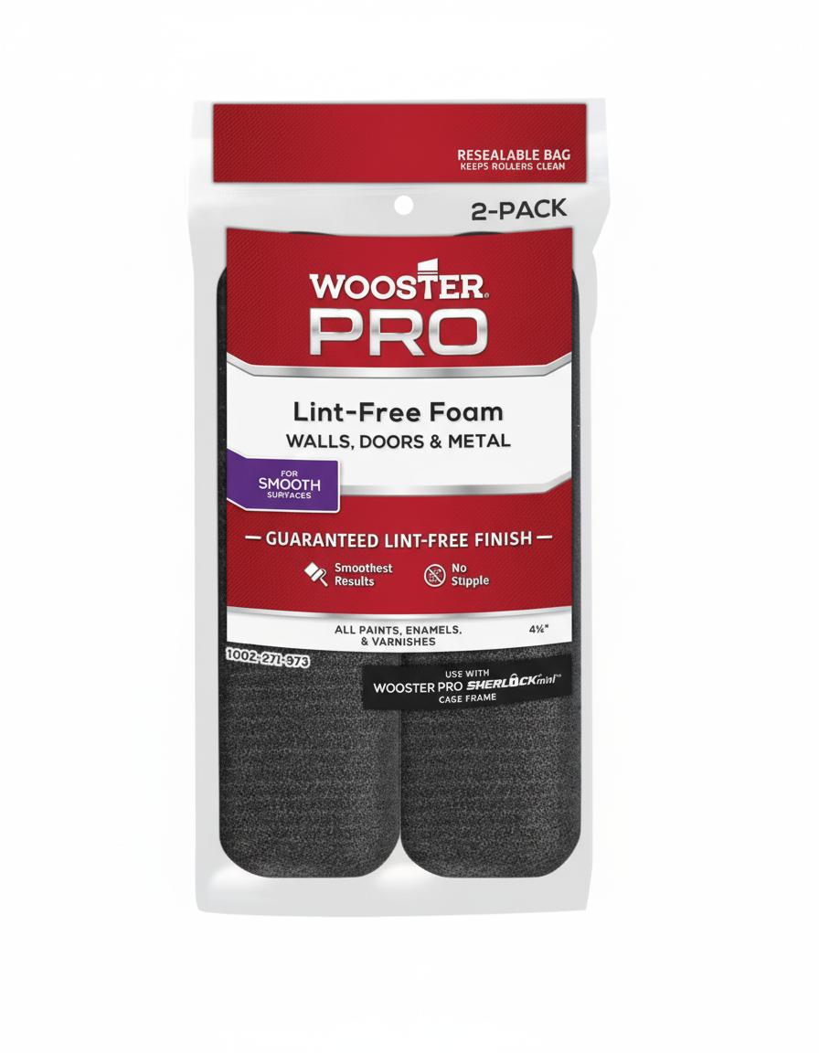 WOOSTER FOAM ROLLER COVER 2 PACK
