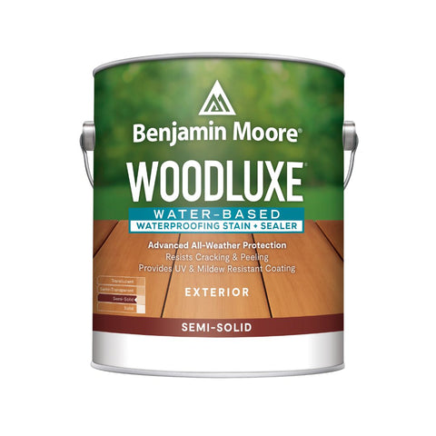 Woodluxe Water-Based Waterproofing Stain + Sealer - Semi-Solid